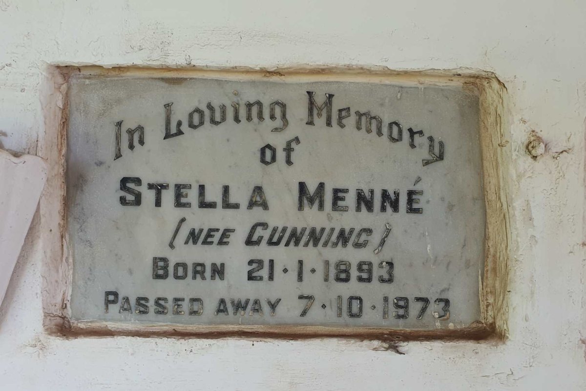 MENNE Stella nee GUNNING 1893-1973