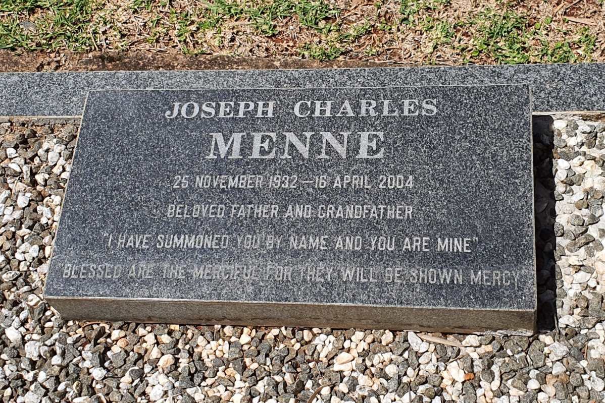 MENNE Joseph Charles 1932-2004
