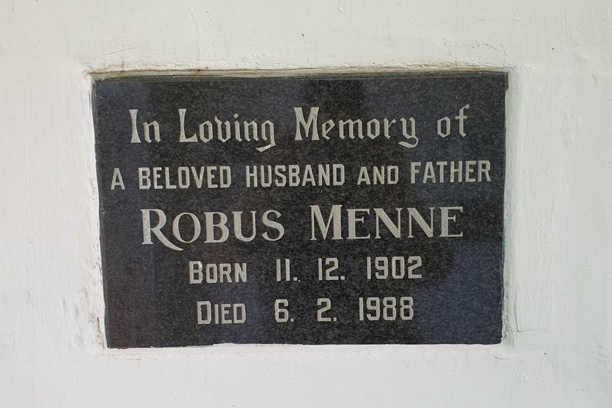MENNE Robus 1902-1988
