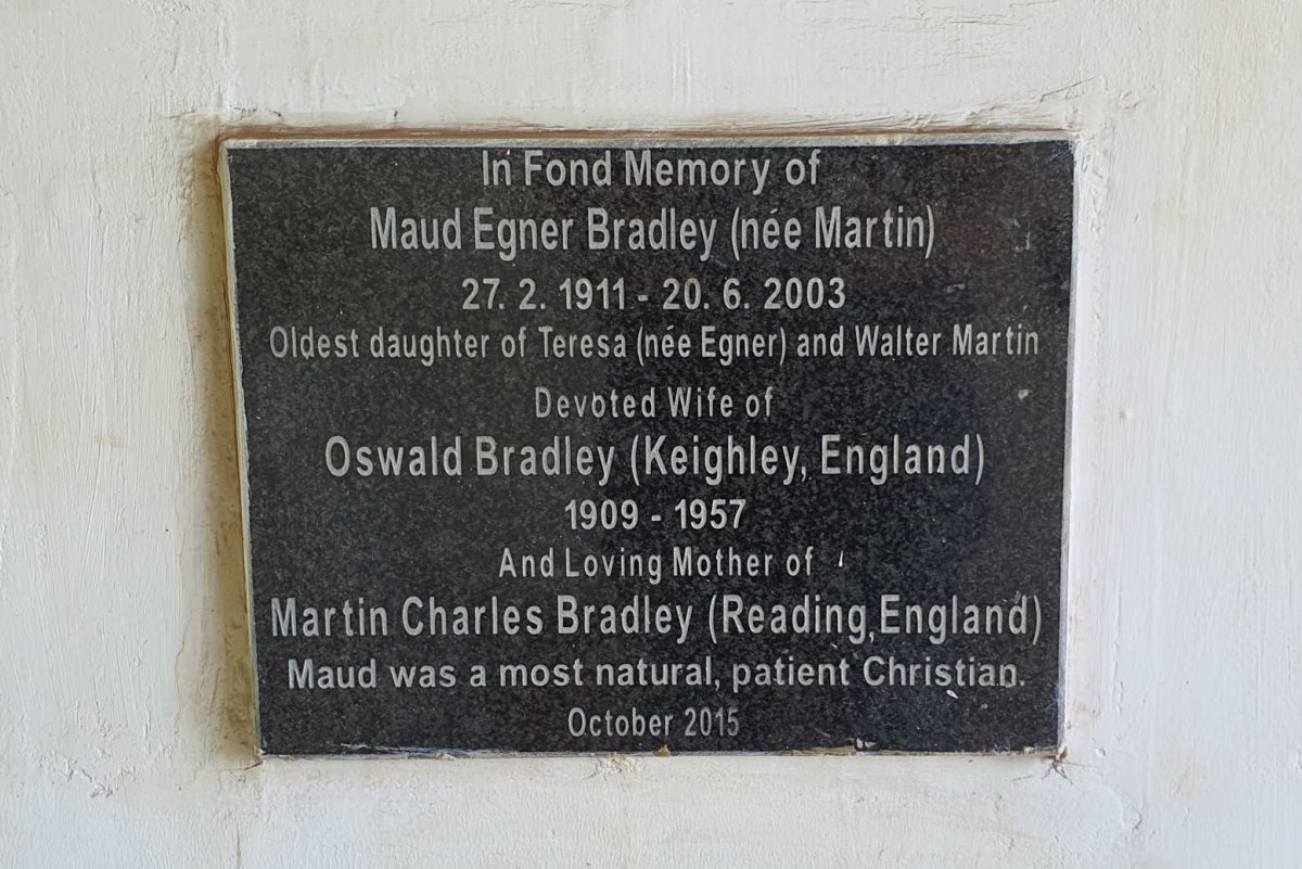 BRADLEY Oswald 1909-1957 &amp; Maud Egner MARTIN 1911-2003