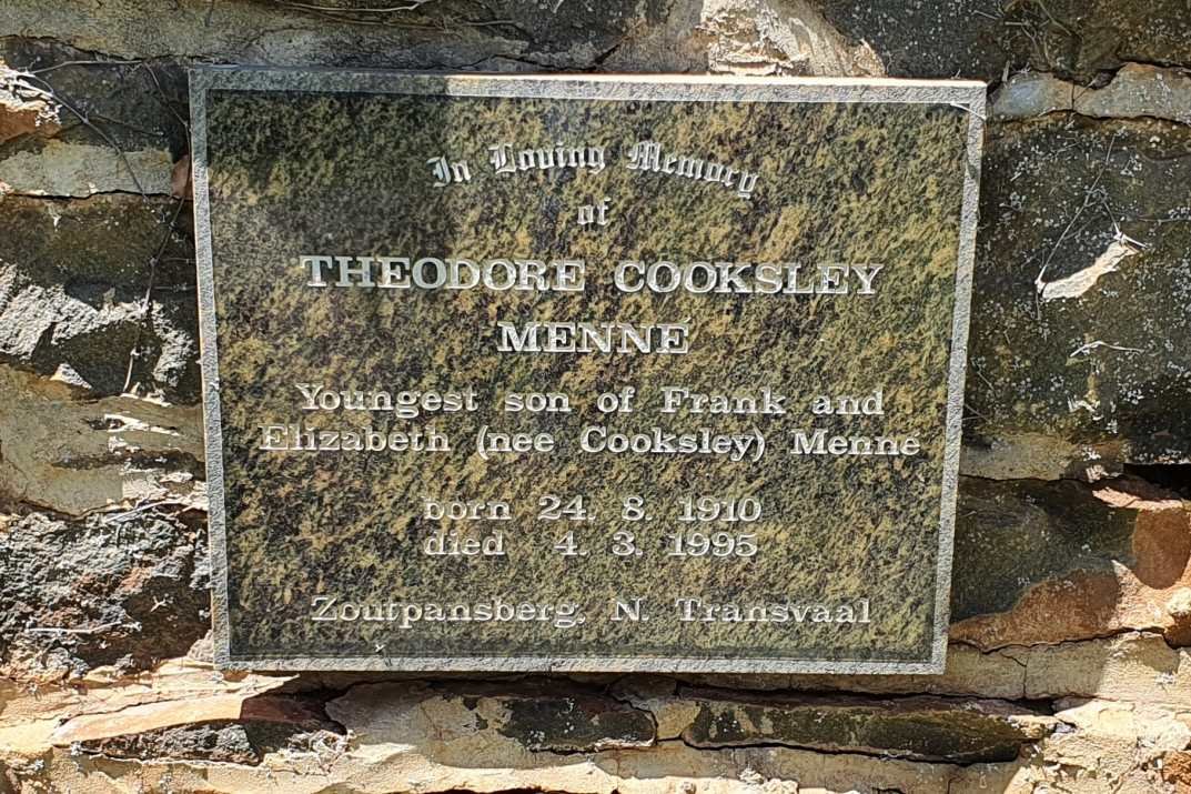 MENNE Theodore Cooksley 1910-1995