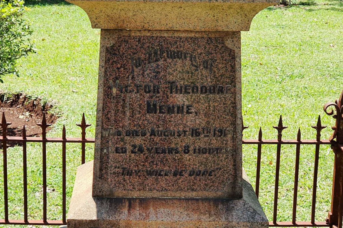 MENNE Victor Theodore -1913