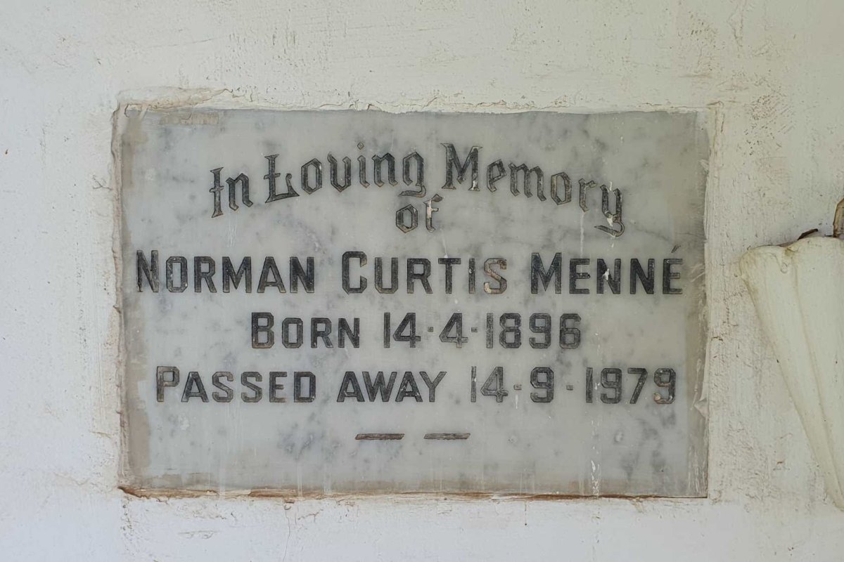 MENNE Norman Curtis 1896-1979