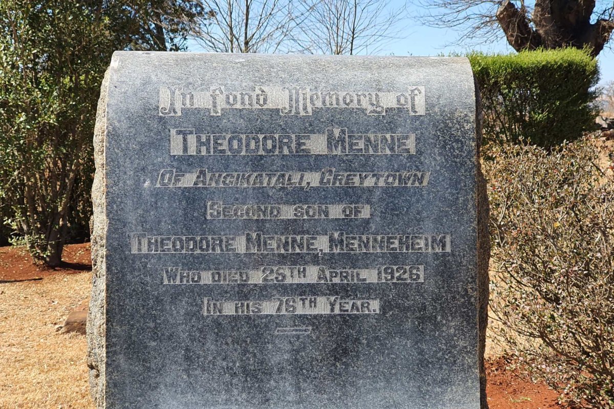 MENNE Theodore -1926