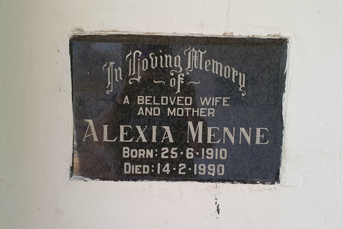 MENNE Alexia 1910-1990