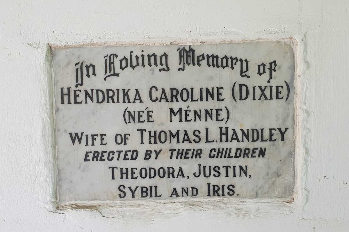 HANDLEY Hendrika Caroline nee MENNE