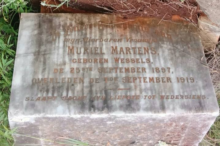 MARTENS Muriel nee WESSELS 1897-1919