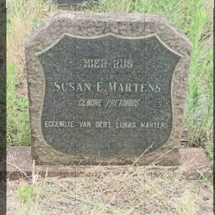 MARTENS Susan E. nee PRETORIUS