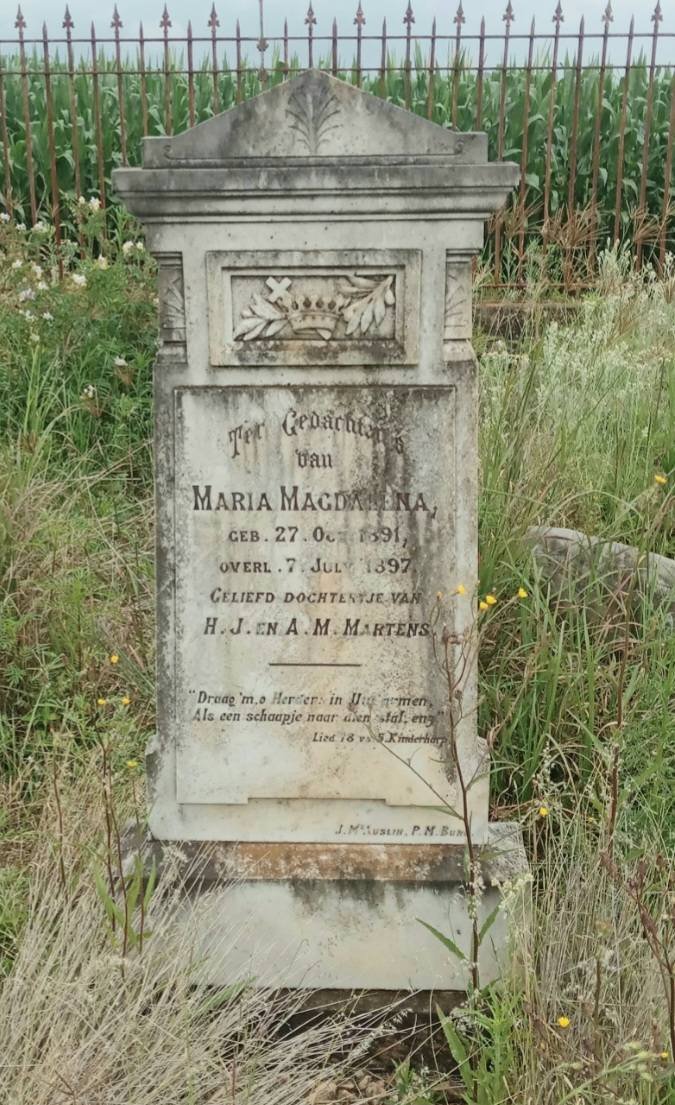 MARTENS Maria Magdalena 1891-1897