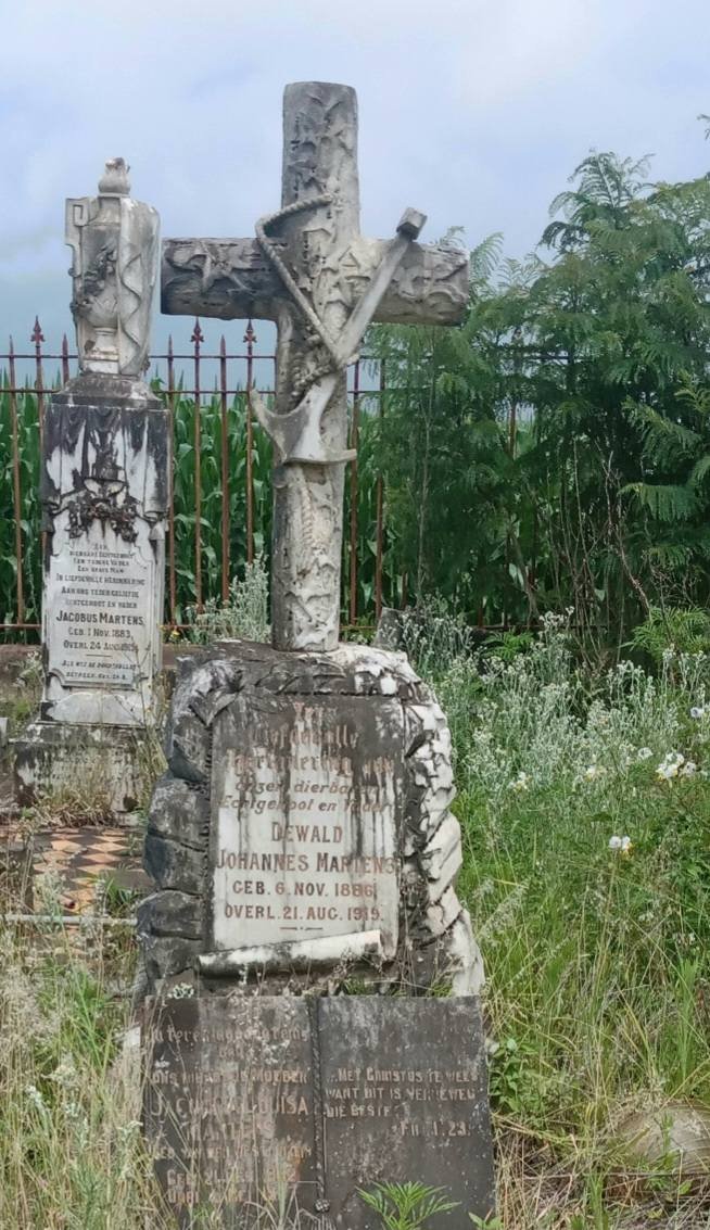 MARTENS Dewald Johannes 1886-1919 & Jacomina Louisa VAN DER WESTHUIZEN 1892-1957_1