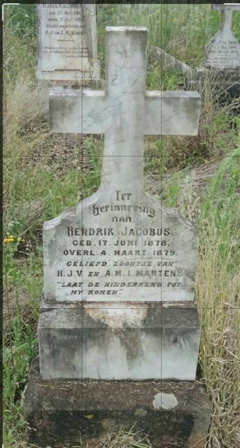 MARTENS Hendrik Jacobus 1878-1879