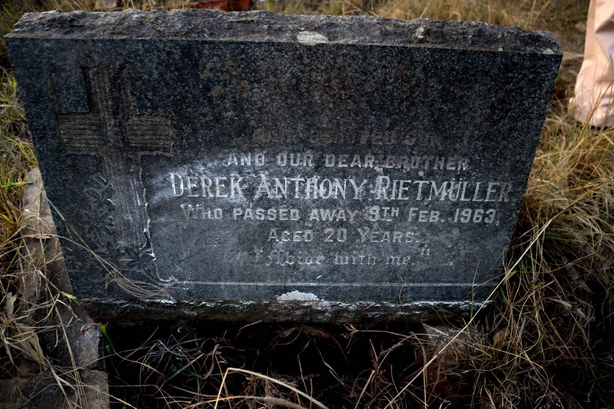 RIETMULLER Derek Anthony -1963