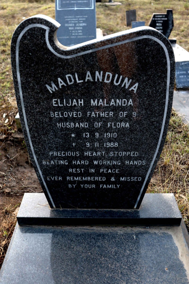 MALANDA Elijah 1910-1988