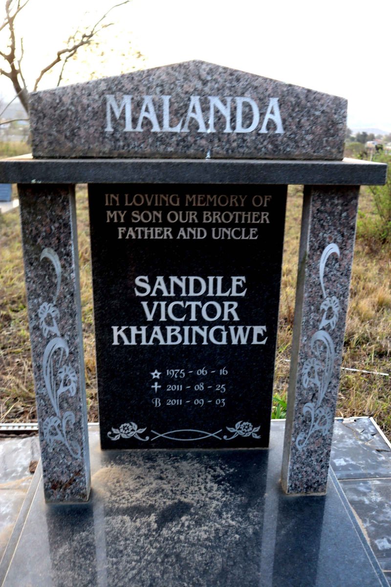 MALANDA Sandile Victor Khabingwe 1975-2011