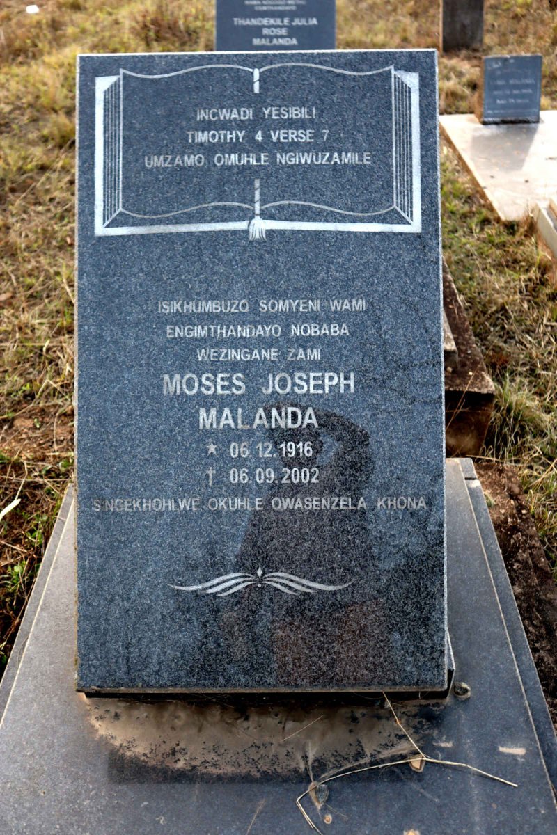 MALANDA Moses Joseph 1916-2002