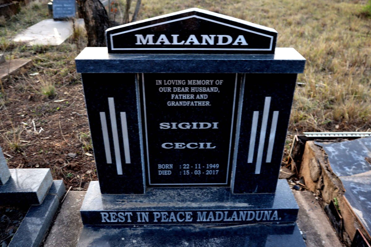 MALANDA Sigidi Cecil 1949-2017