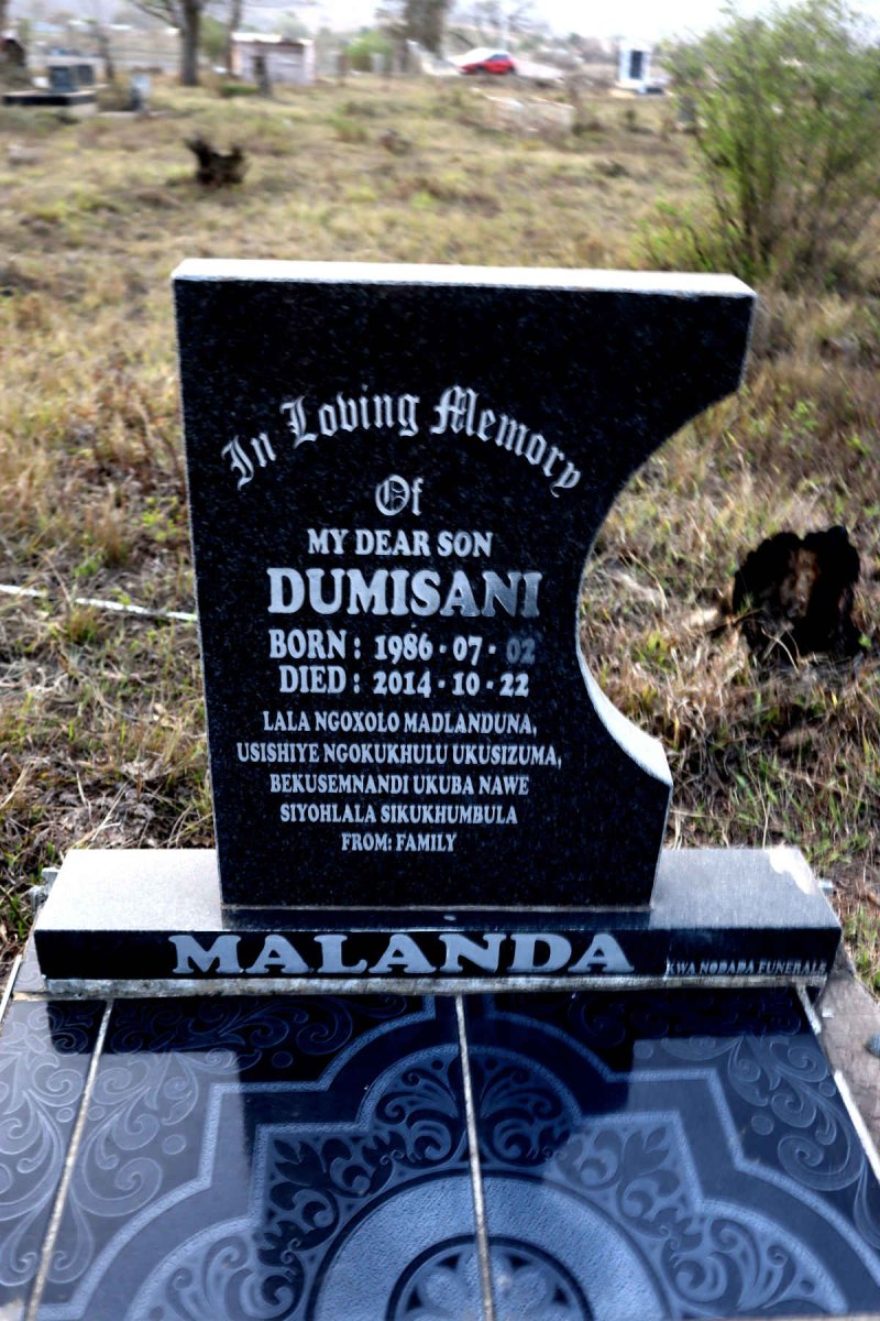 MALANDA Dumisani 1986-2014