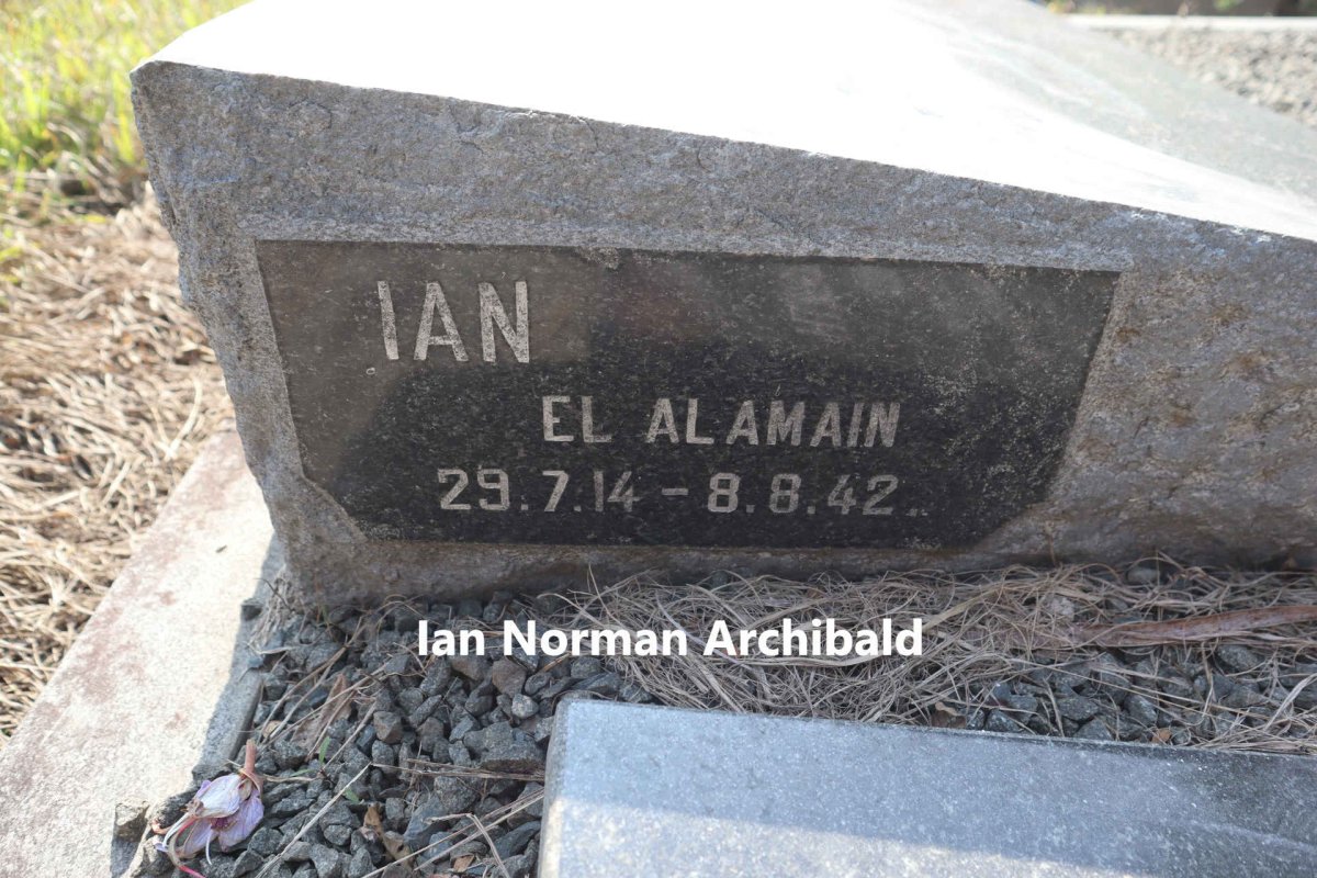 ARCHIBALD Ian Norman 1914-1942