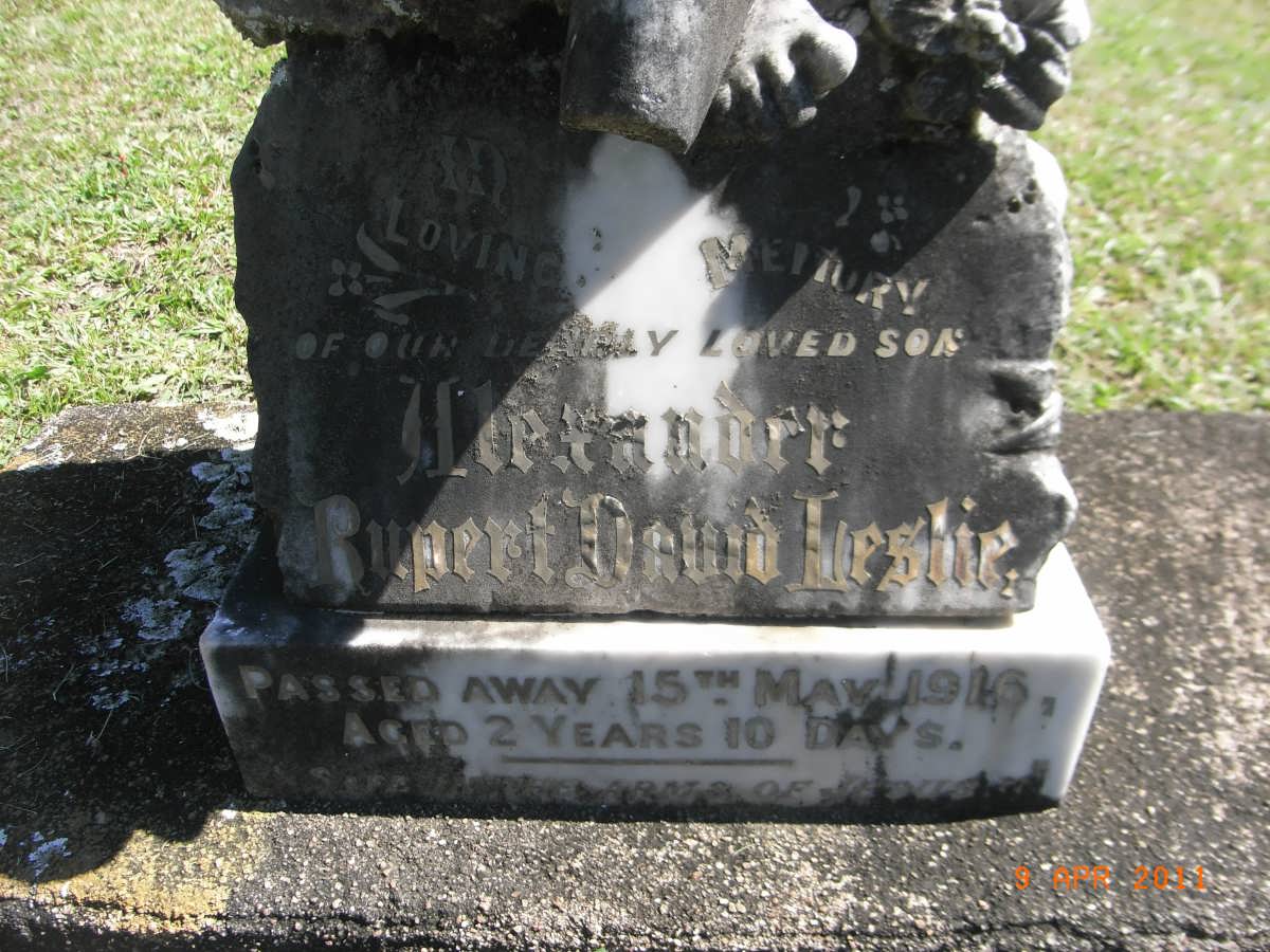ALEXANDER Rupert David Leslie -1916