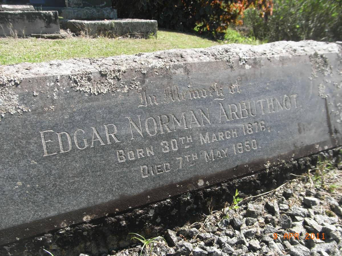 ARBUTHNOT Edgar Norman 1876-1950 :: ARBUTHNOT Georgina Elizabeth 1888-1958