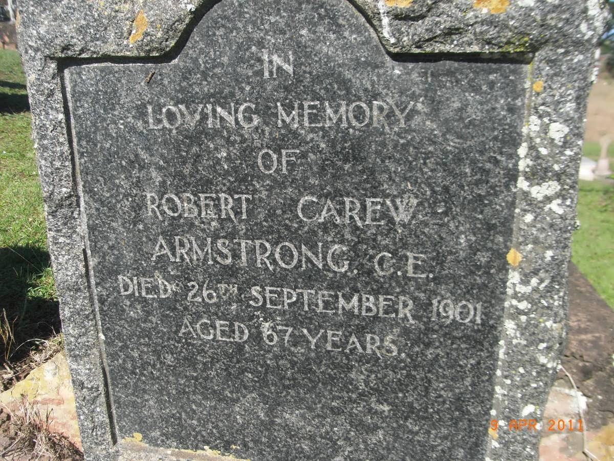 ARMSTRONG Robert Carew -1901