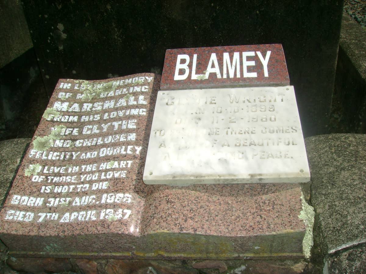 BLAMEY Marshall 1888-1947 &amp; Clytie Wright 1899-1980
