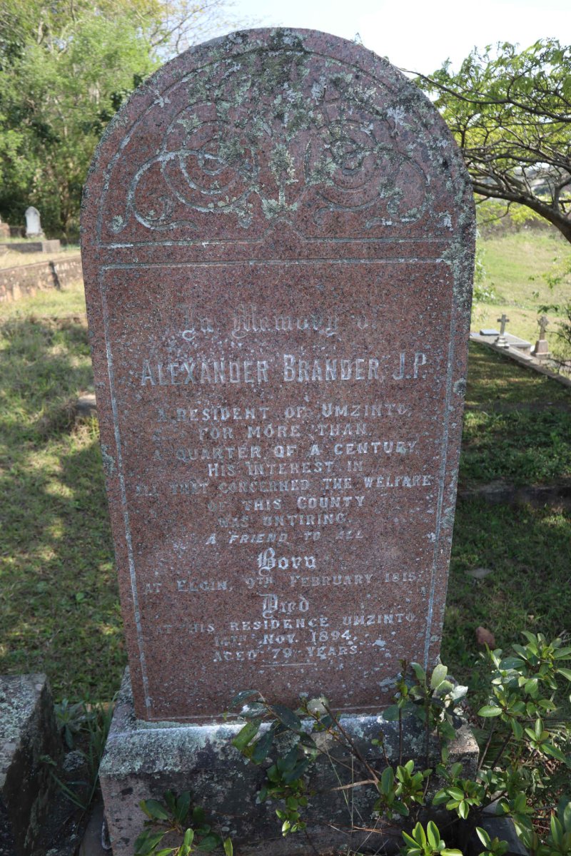 BRANDER Alexander 1815-1894