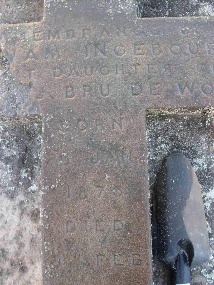 BRU-DE-WOLD A.M. Ingebourg 1876-1876