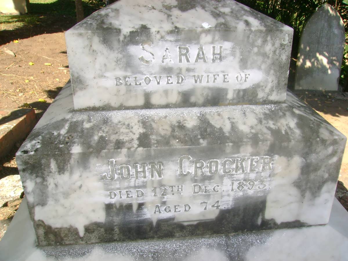 CROCKER Sarah -1893