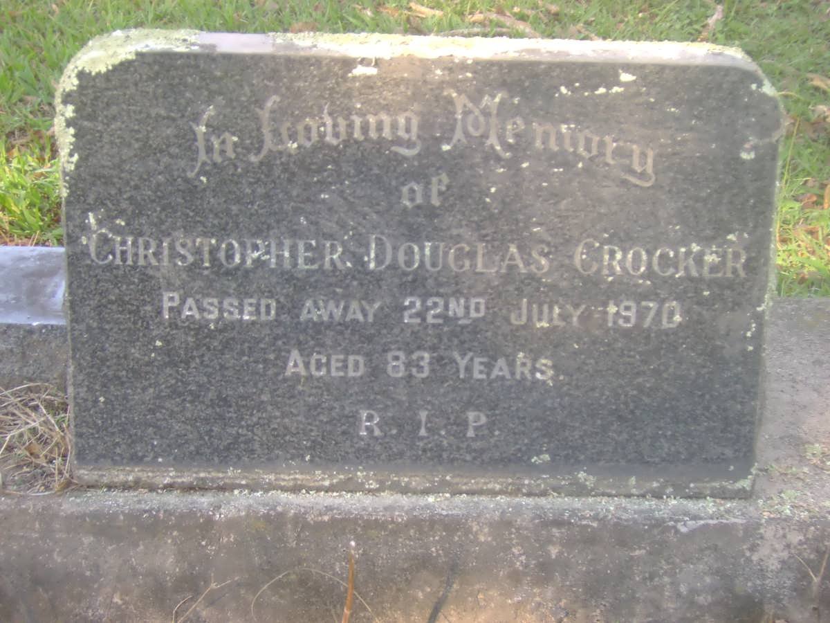 CROCKER Christopher Douglas -1970
