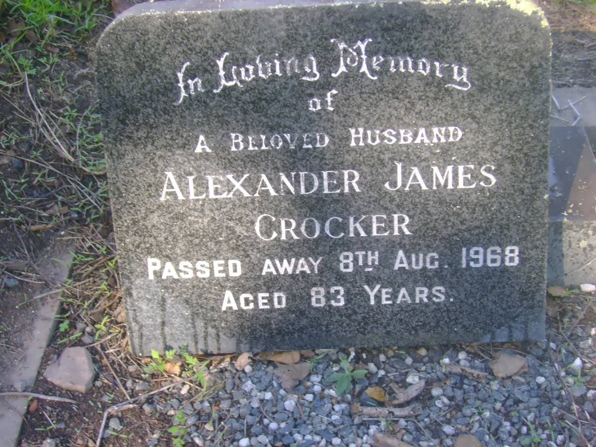 CROCKER Alexander James -1968