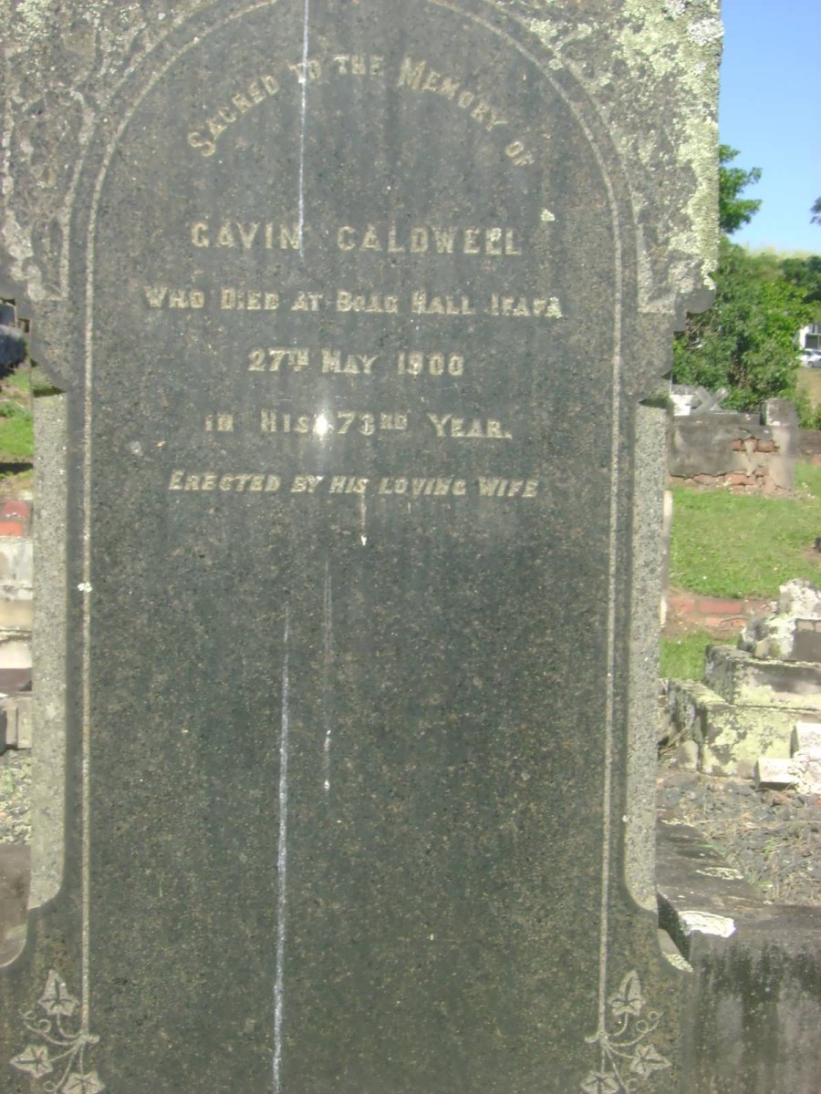 CALDWELL Gavin -1900