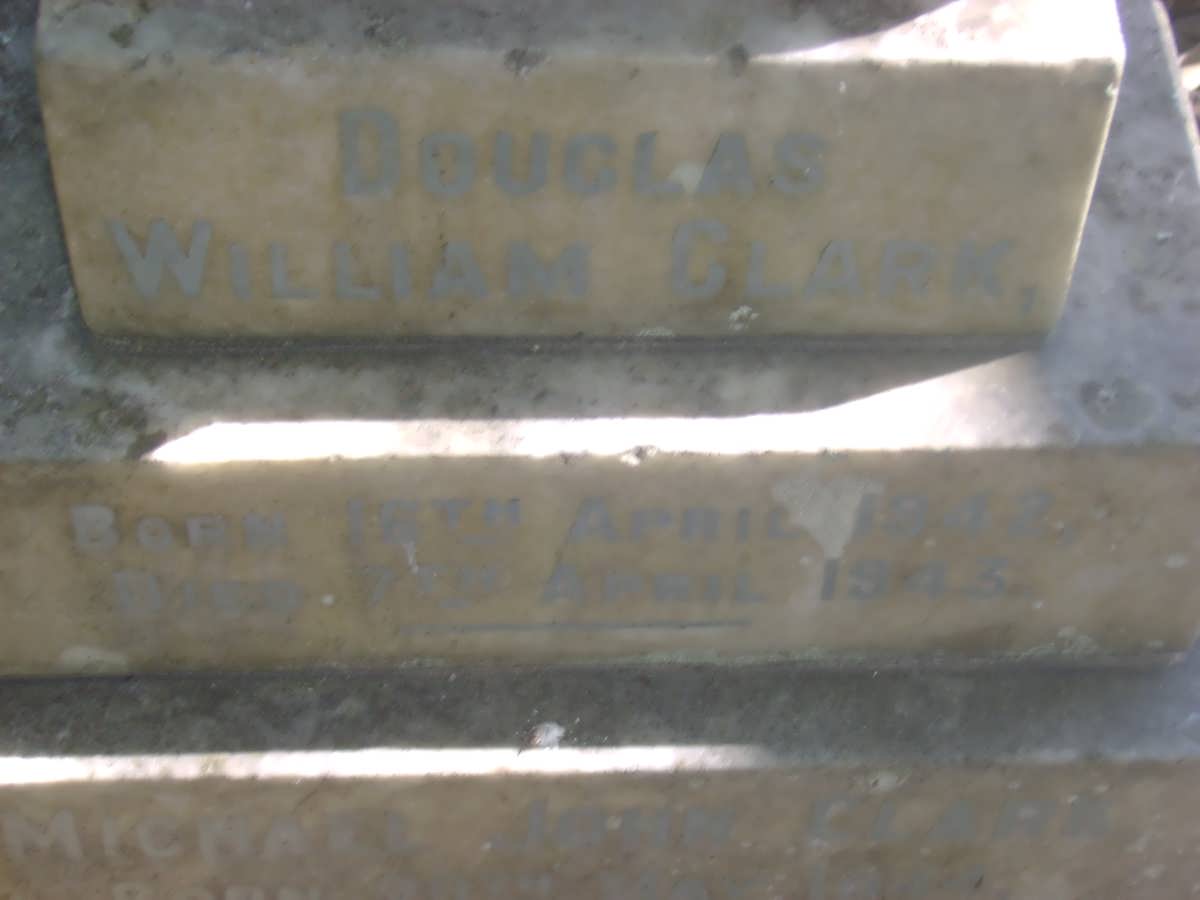 CLARK Michael John :: CLARK Douglas William 1943-1943