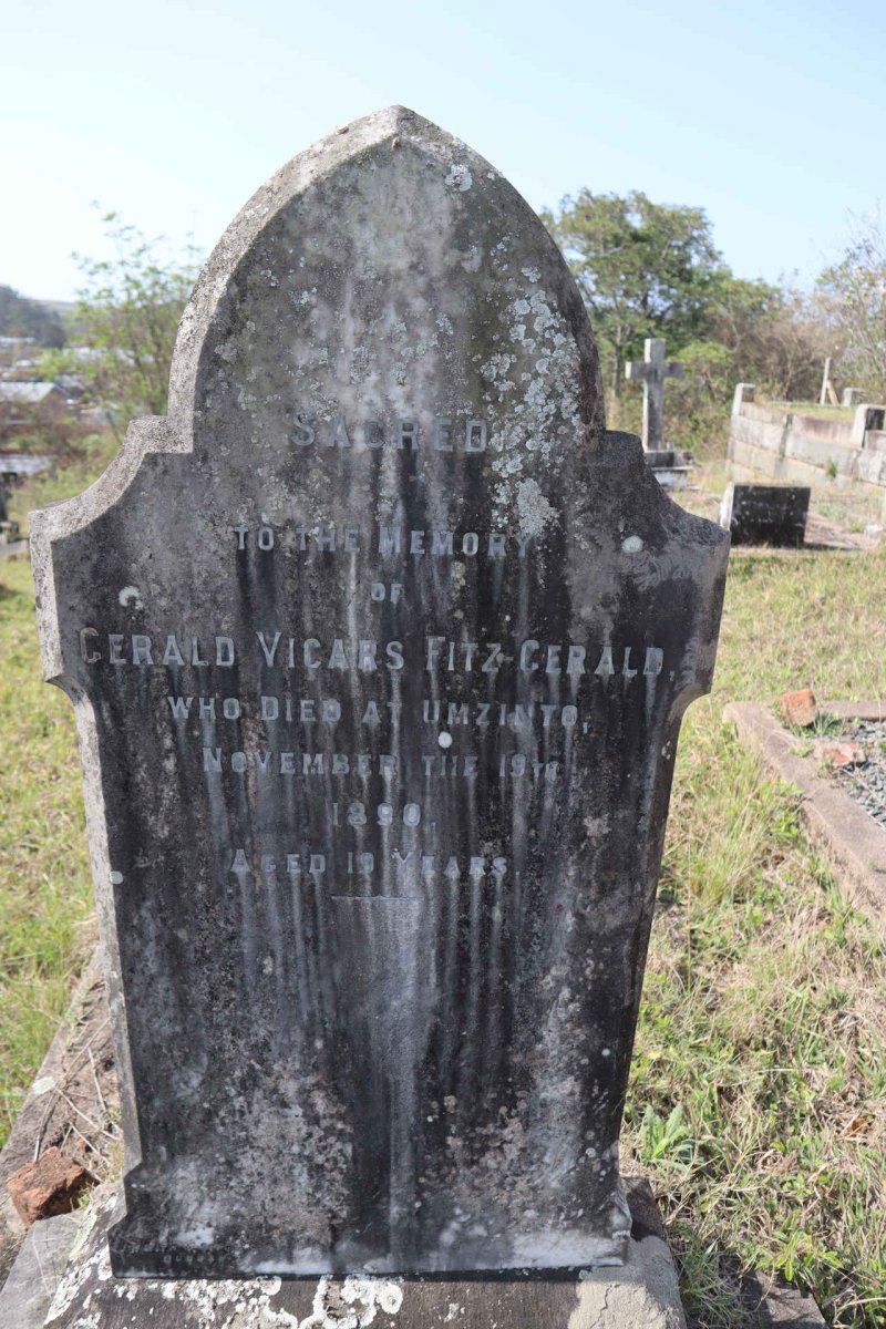 FITZ-GERALD Gerald Vicars -1890