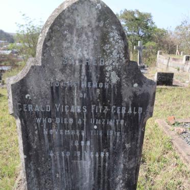 FITZ-GERALD Gerald Vicars -1890