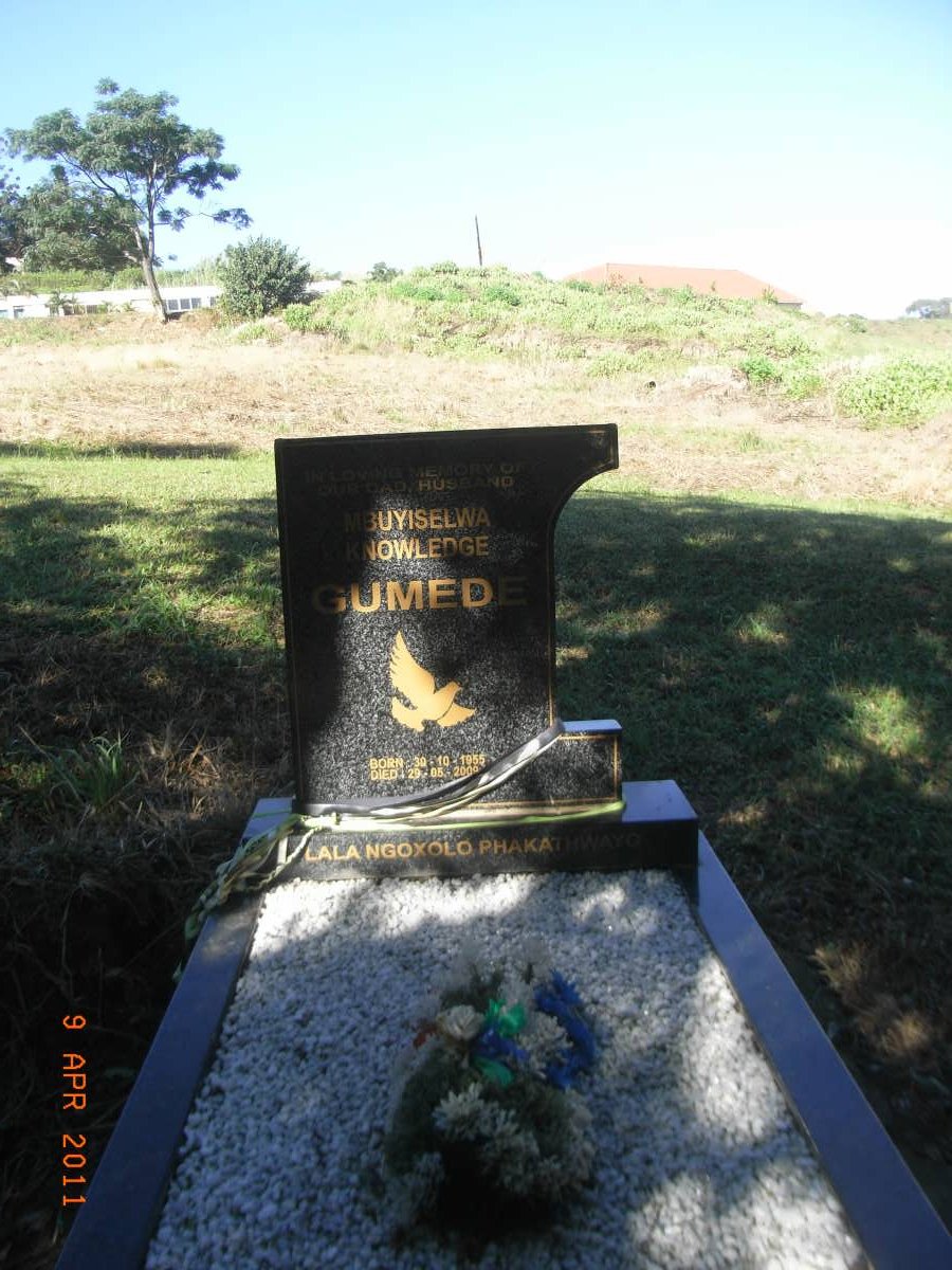 GUMEDE Mbuyiselwa Knowledge 1955-2004