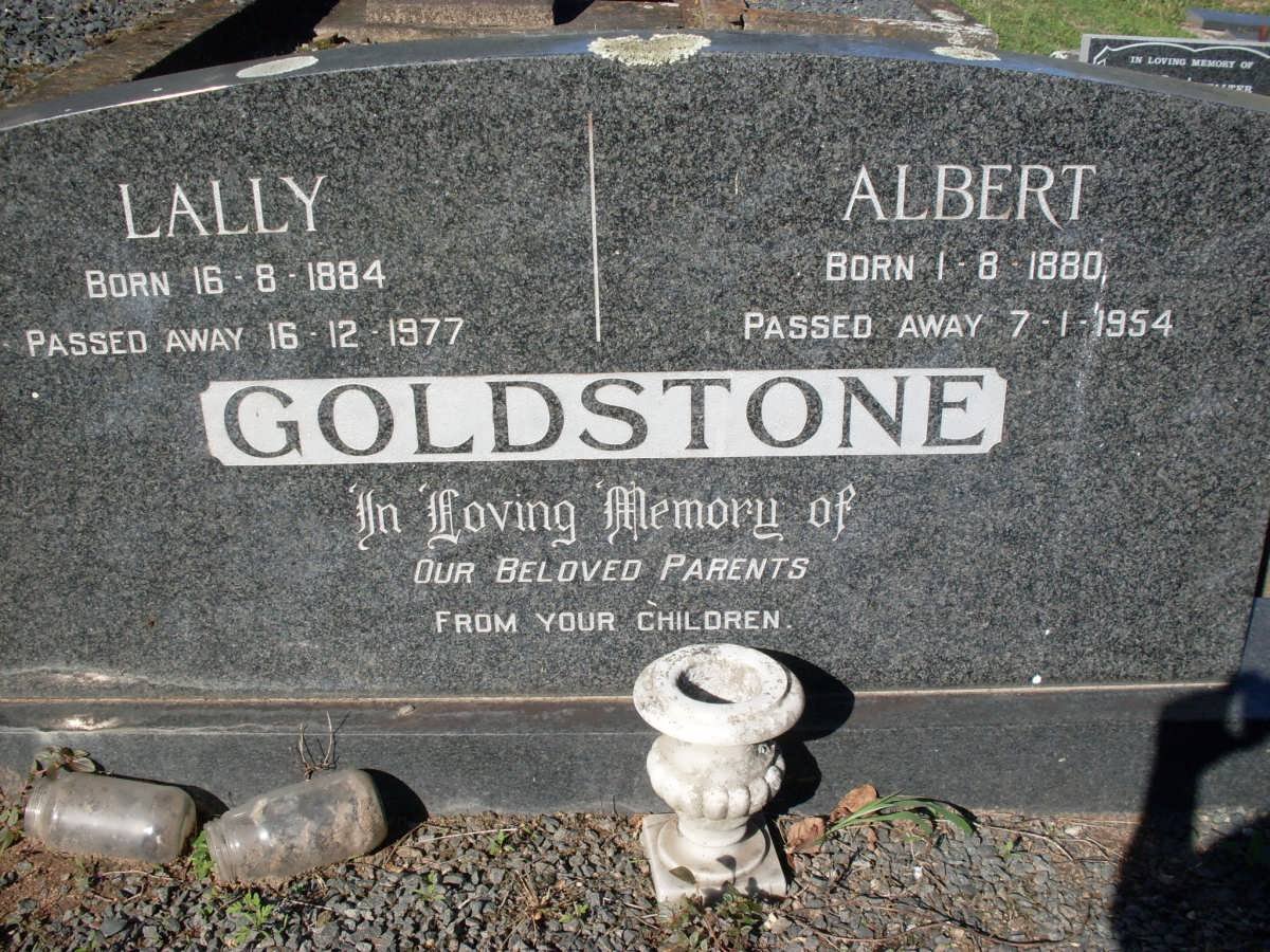 GOLDSTONE Albert 1880-1954 &amp; Lally 1884-1977