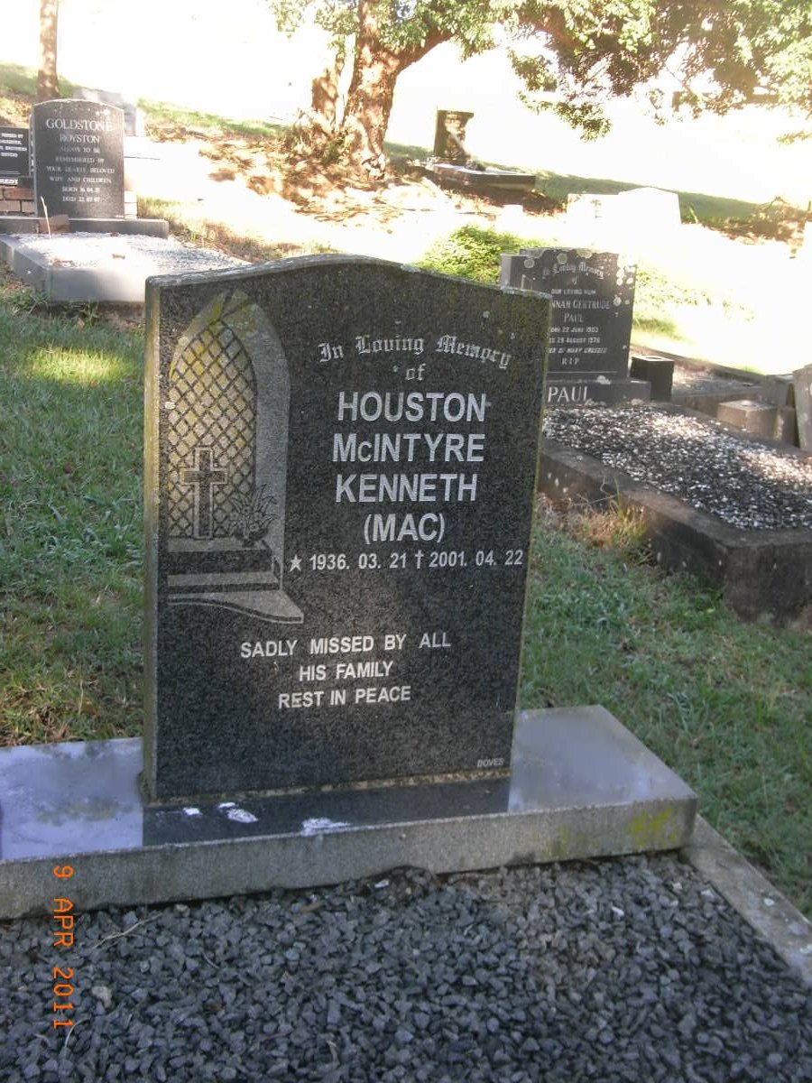 HOUSTON McIntyre Kenneth 1936-2001