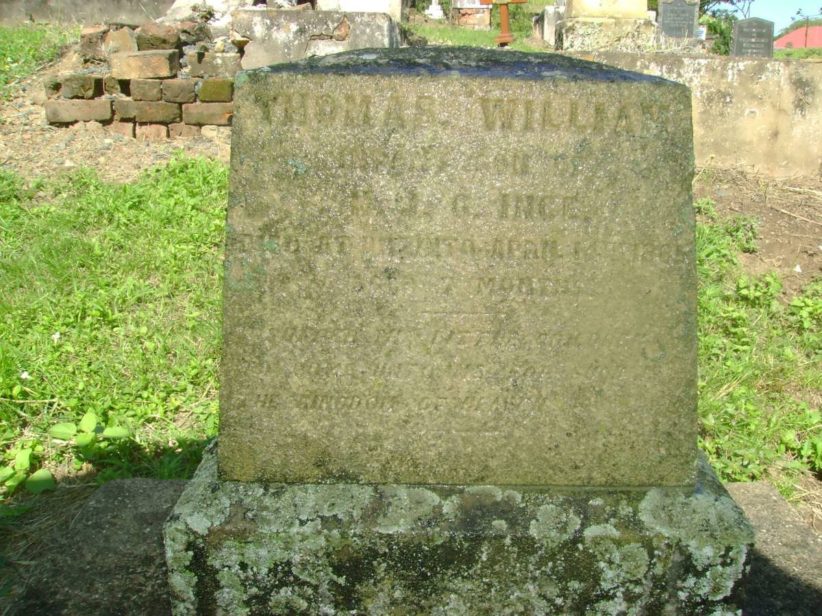 INGE Thomas William -1865