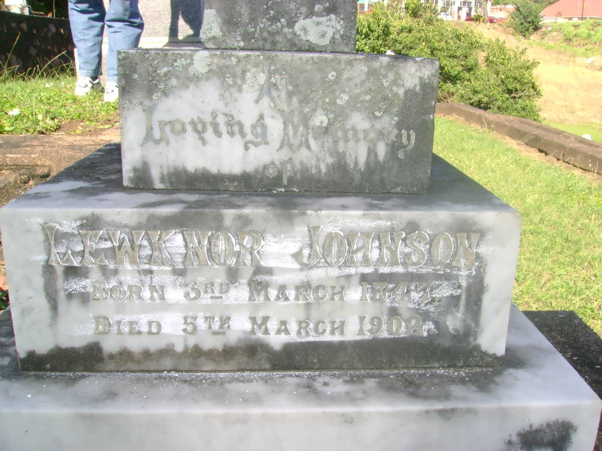 JOHNSON Lewknor 1847-1902
