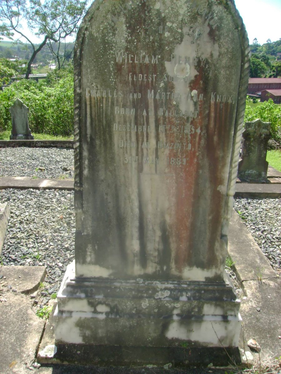 KNOX William Henry 1854-1889