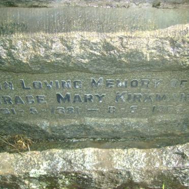 KIRKMAN John -1922 :: KIRKMAN John Wyndham 1877-19?? :: KIRKMAN Grace Mary 1881-1965
