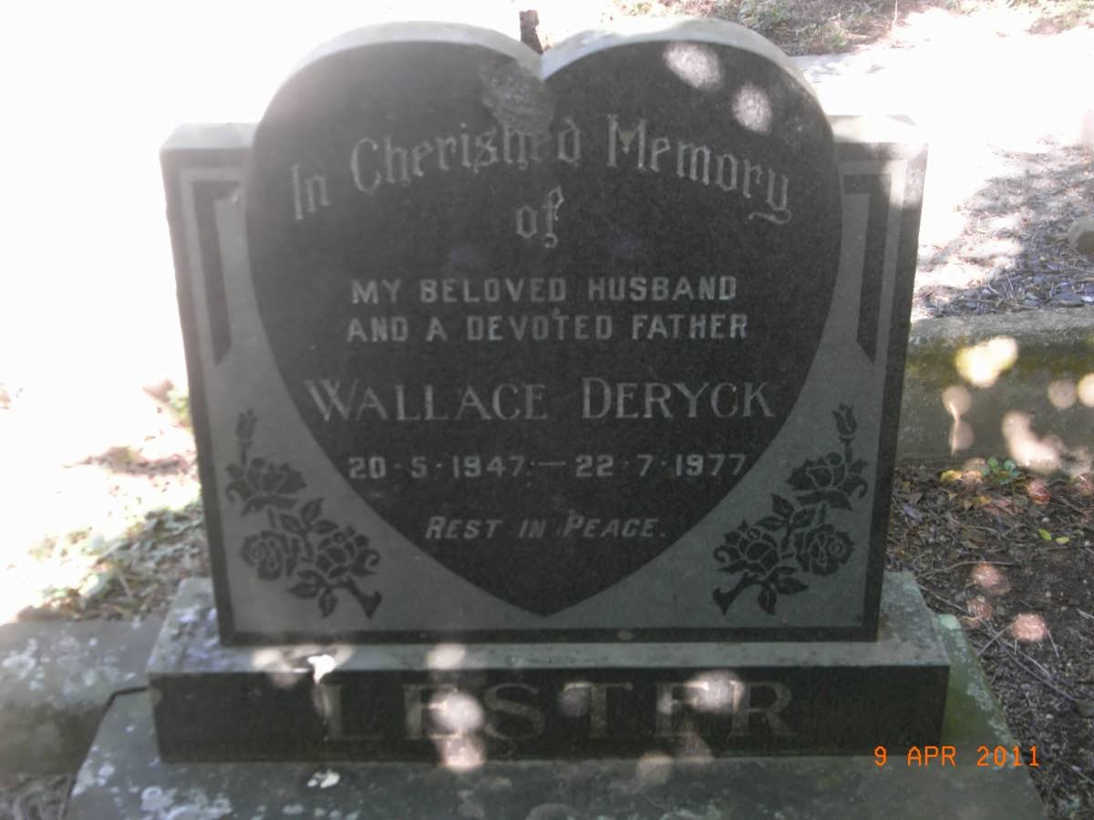 LESTER Wallace Deryck 1947-1977