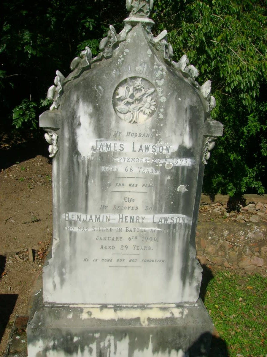 LAWSON James -1895 :: LAWSON Benjamin Henry -1900