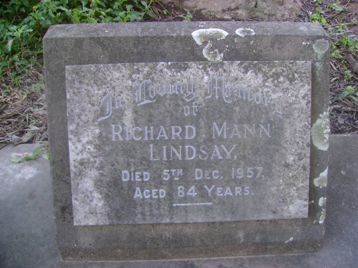 LINDSAY Richard Mann 1957