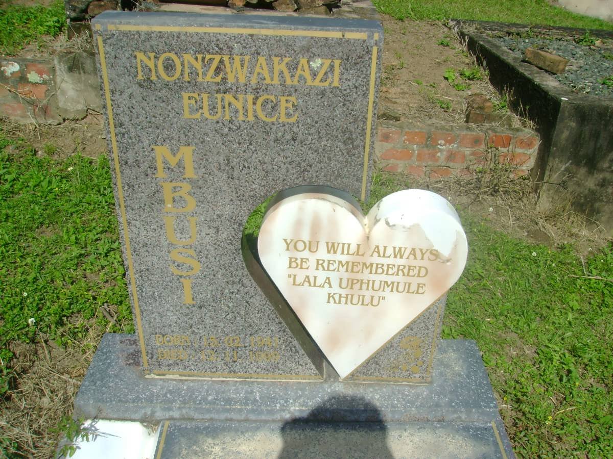 MBUSI Nonzwakazi Eunice