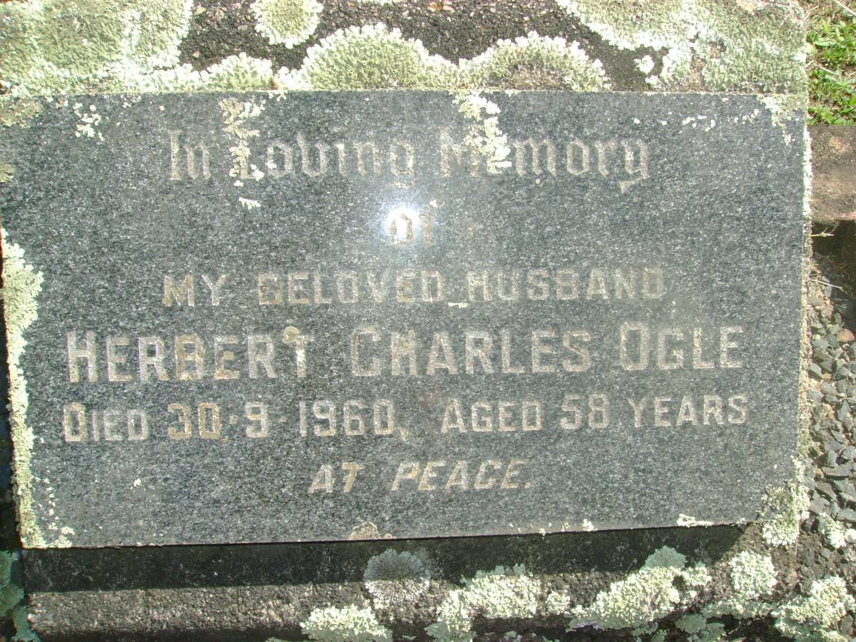 OGLE Herbert Charles -1960