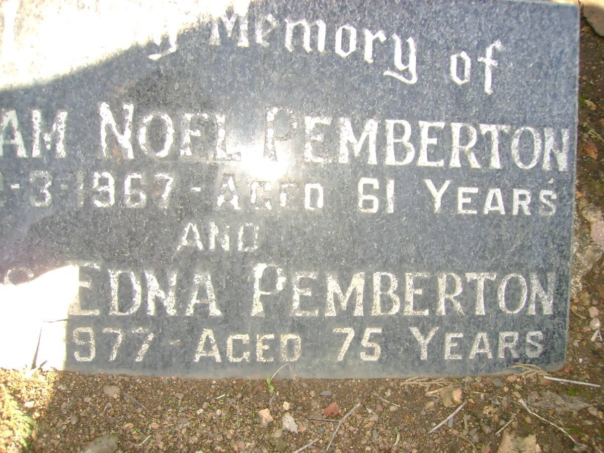 PEMBERTON ????am Noel -1967 &amp; ?????s Edna -1977