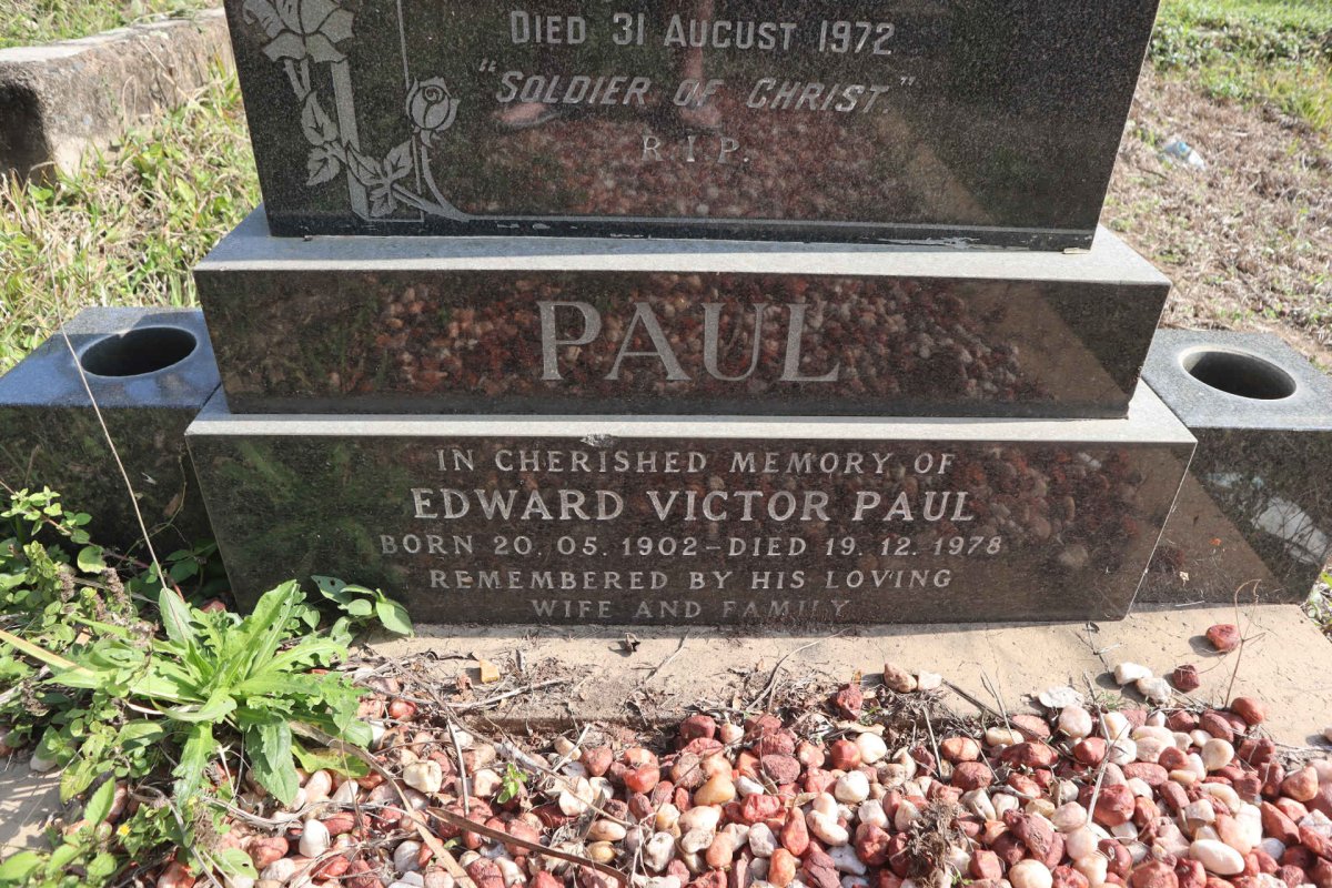 PAUL Edward Victor 1902-1978