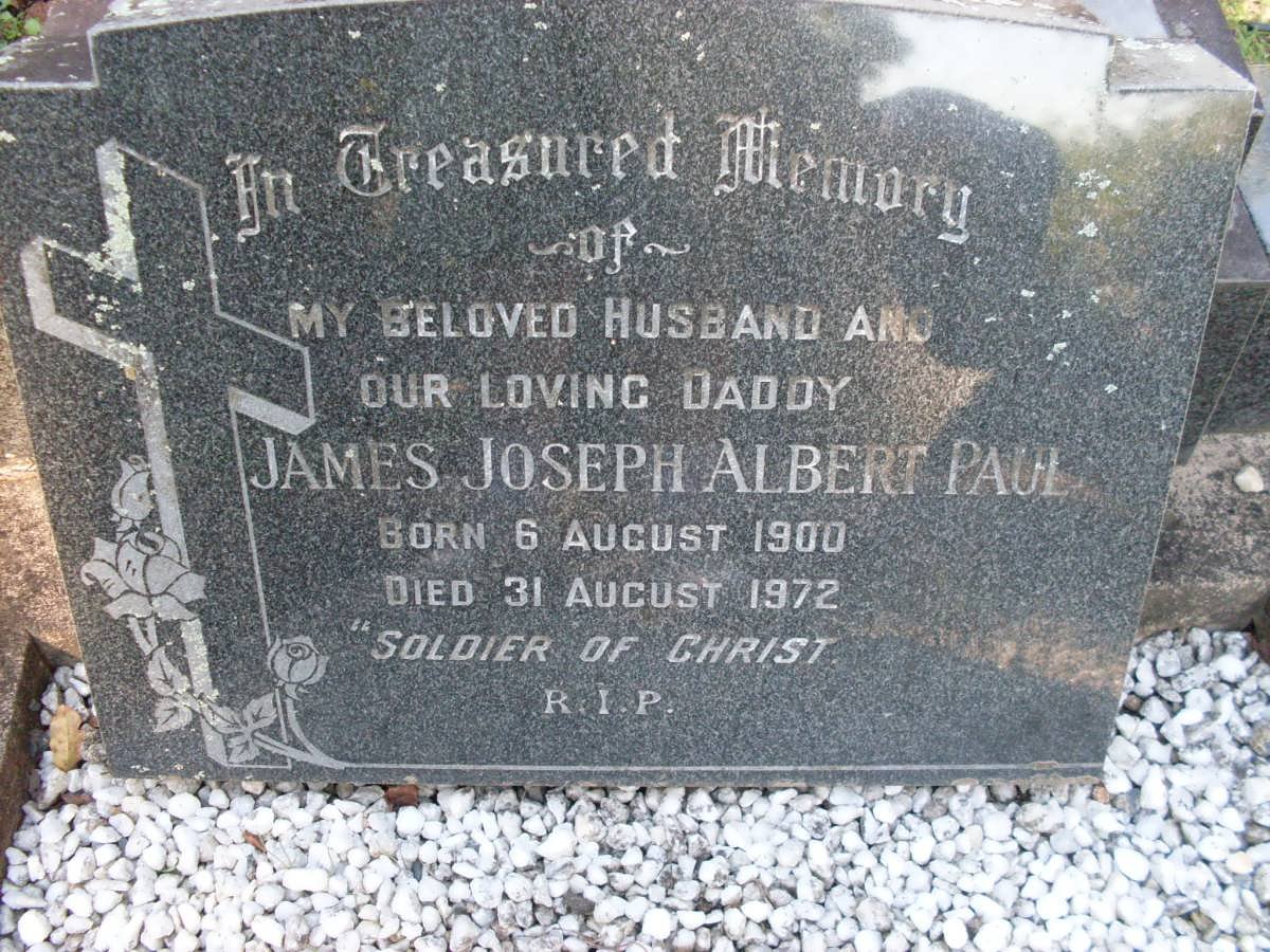 PAUL James Joseph Albert 1900-1972